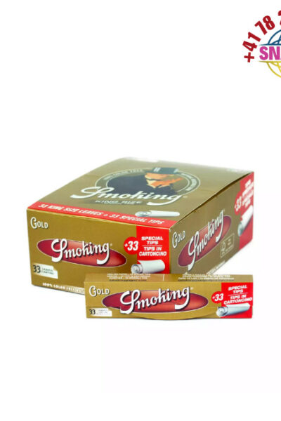 Smoking Ks ( Slim ) Gold + Filter Tips