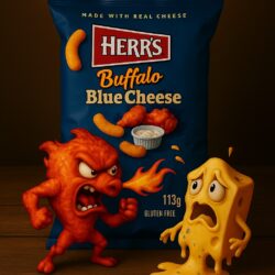 Herr’s Buffalo Blue Cheese Curls - (12x113g)