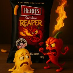 Herr’s Carolina Reaper Cheese Curls - (12x113g)