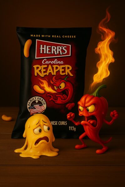 Herr’s Carolina Reaper Cheese Curls - (12x113g)