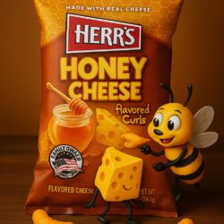 Herr’s Honey Cheese Curls - (12x113g)
