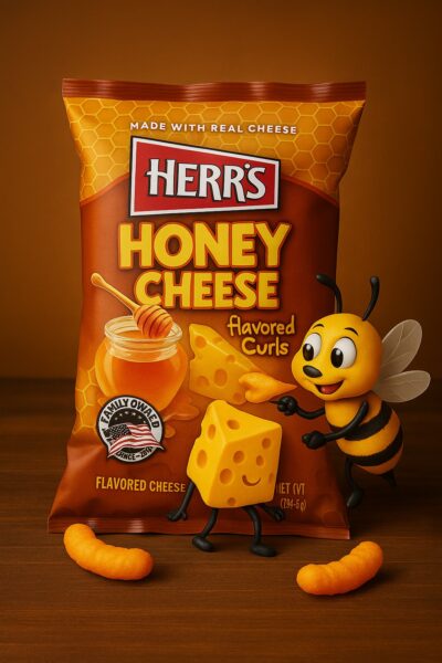 Herr’s Honey Cheese Curls - (12x113g)