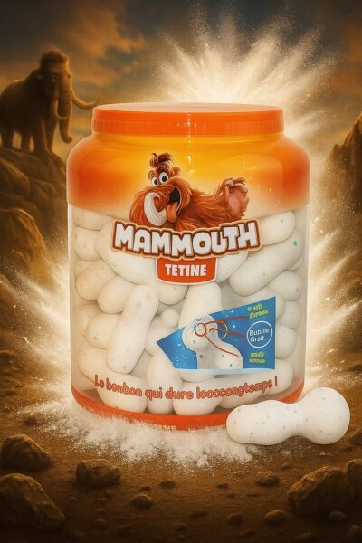 ZED Mammouth Tétine Original - Bubble Gum - (80x28g)
