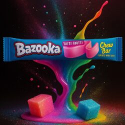 Bazooka Chew Bar - Tutti Frutti - (60x14g)