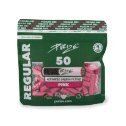 Purize - Regular Aktivkohlefilter Pink - 50 Stk