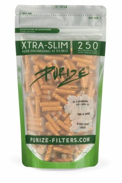 Purize - Xtra Slim Aktivkohlefilter Spy - 250 Stk.