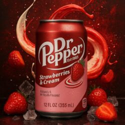 Dr. Pepper Strawberries & Cream - (12x355ml)
