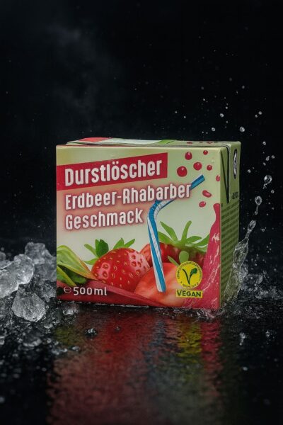 Durstlöscher Erdbeer-Rhabarber - (12x500ml)