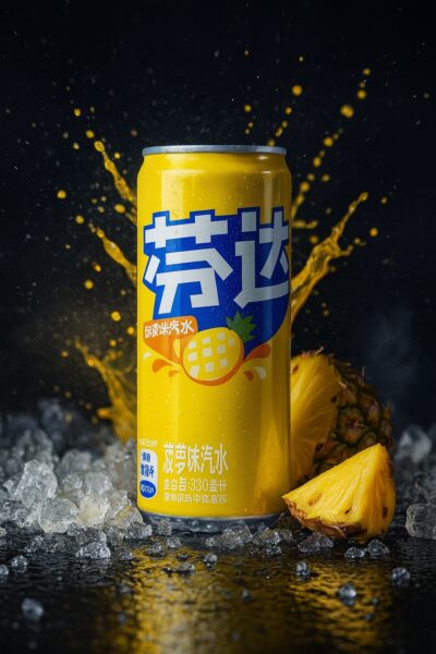 Fanta Pineapple - Slim Can - (24x330ml) - CHINA Edition