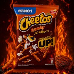 JAPAN FRITOLAY Cheetos Snack mit BBQ-Geschmack - (12x70g)