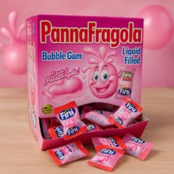 Fini Panna Fragola Bubble Gum - (1 Karton à 200 Stück)