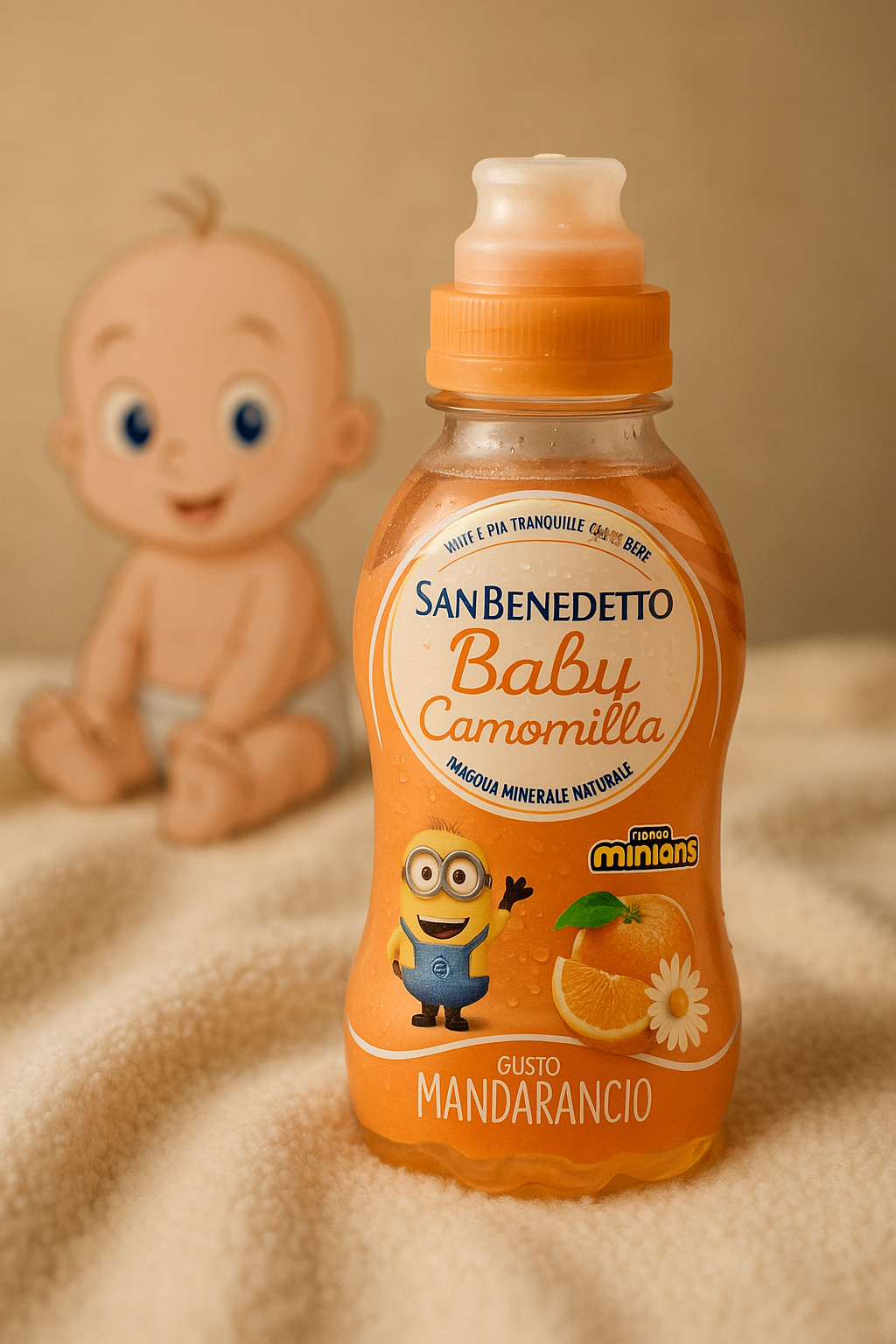 San Benedetto Baby Mandarine San Benedetto Baby Camomilla Mandarancio - (24x250ml) - Image 1