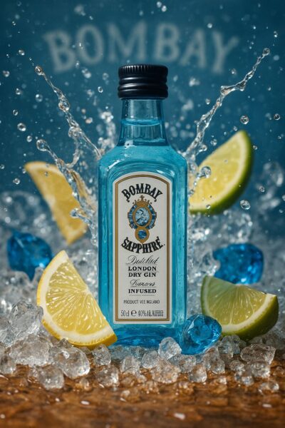 Bombay Sapphire London Dry Gin 40% Vol. 0,05l Pet