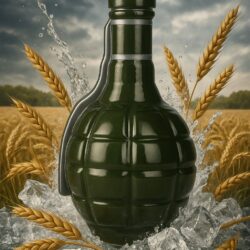Zlatogor Grenade Vodka 38% Vol. 0,35l