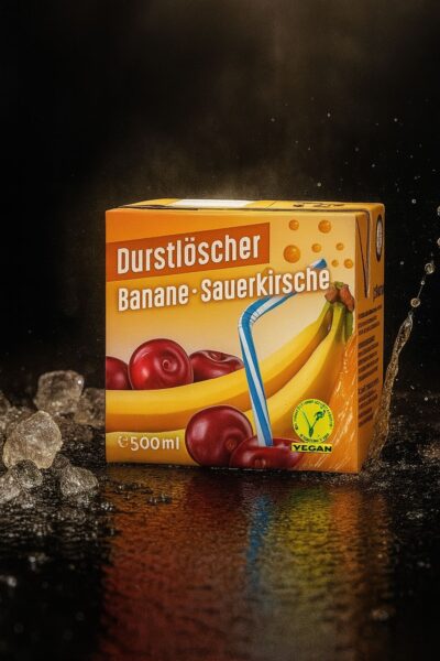 Durstlöscher Banane-Sauerkirsche - (12x500ml)