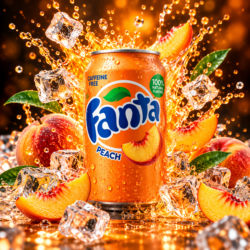 Fanta Peach Dose - (24x355ml) - USA Edition