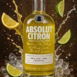 Absolut CITRON Flavored Vodka - 40% Vol. - (0.7L)