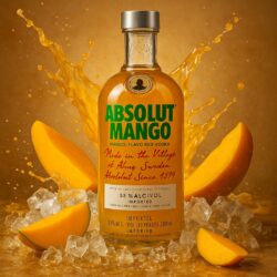 Absolut Mango Flavored Vodka - 38% Vol. - (0,7L)