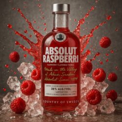Absolut Raspberri Flavored Vodka - 38% Vol. - (0,7L)