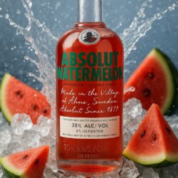 Absolut Watermelon Flavored Vodka - 38% Vol. - (0,7L)