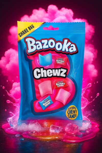 Bazooka Mini Chews - (12x120g)