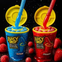 Bazooka Juicy Drop Gummy Dipperz - (8x96g)