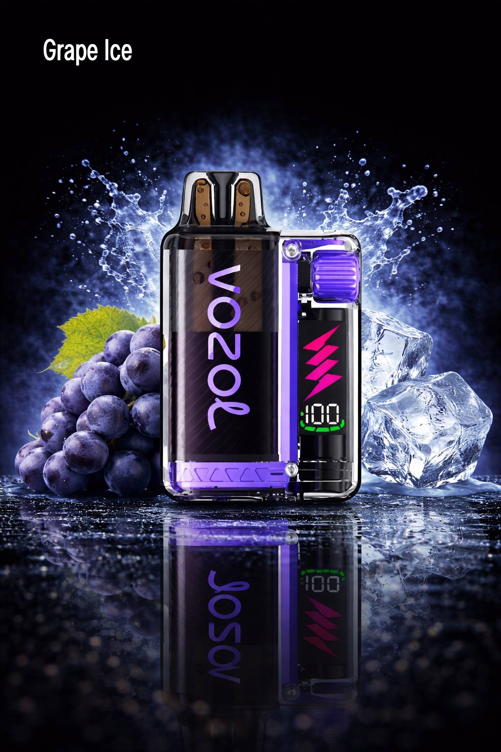 Grape Ice Vozol Vista Plug Starter Kit 20mg/ml - Grape Ice - Image 1