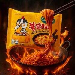 Samyang Buldak Hot Chicken Ramen - Cheese - (40x140g)