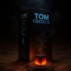 Tom Coco C15 - Holzkohle für Shisha