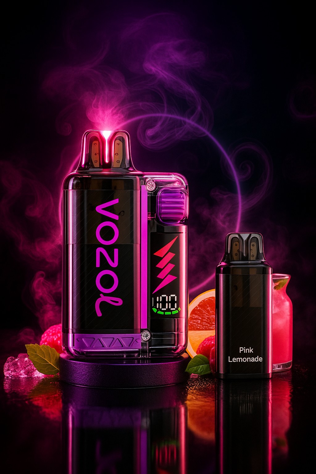 VOZOL-VISTA-PLUG-Starter-Kit-20mg-ml-Pink-Lemonade Vozol Vista Plug Starter Kit 20mg/ml - Pink Lemonade - Image 1
