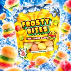 Frosty Bites Hamburger Candy - (24x50g)