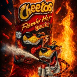 Cheetos Flamin Hot Crunchy - (10x226g)