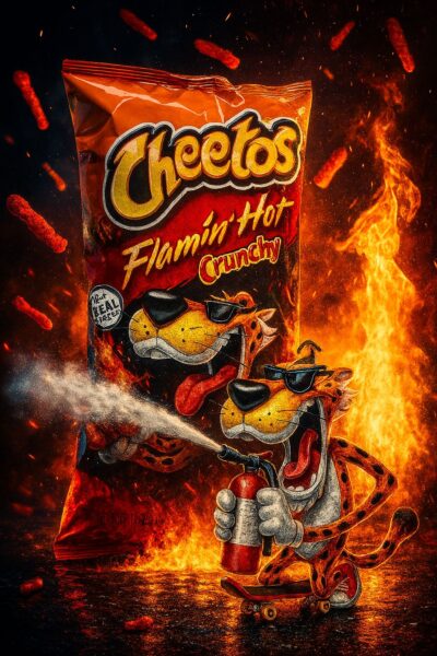 Cheetos Flamin Hot Crunchy - (10x226g)