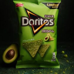 JAPAN FRITOLAY Doritos Chips Avocado & Cheese - (12x55g)