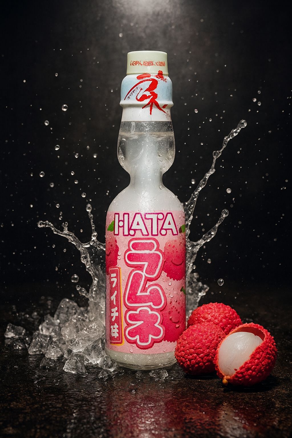 Hata Litschi 30x200ml - Snax HATA Ramune - Lychee - (30x200ml) – Bild 1