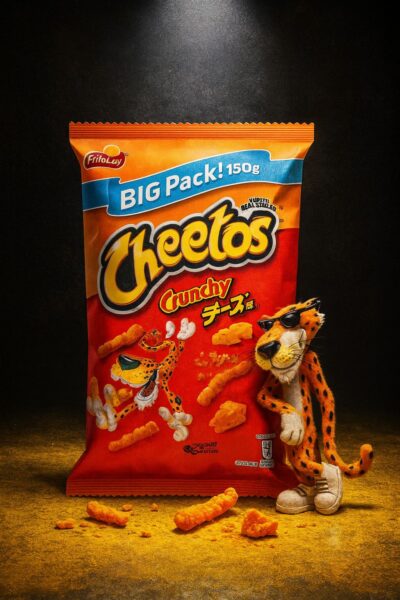 JAPAN FRITOLAY Cheetos Snack mit Käsegeschmack - BIG PACK - (12x150g)