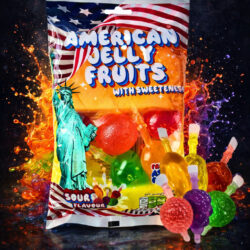 American Jelly Fruits - Sour - (24x280g)