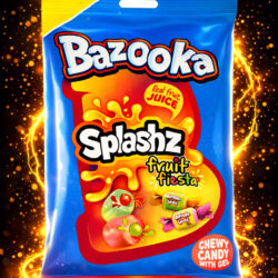 Bazooka Splashz Fruit Fiesta Flavour - (12x120g)