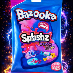 Bazooka Splashz Berry Blast Flavour - (12x120g)