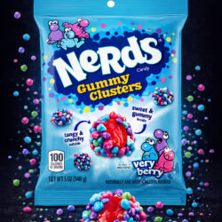 Nerds Gummy Clusters - Very Berry - Peg Bag Pack - USA - (12x141g)