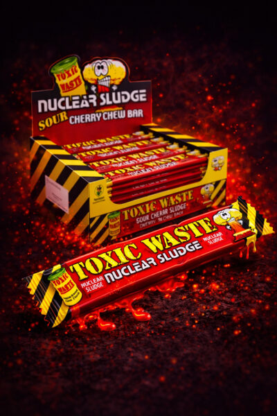 Toxic Waste Nuclear Sludge Chew Bar Cherry - (50x20g)