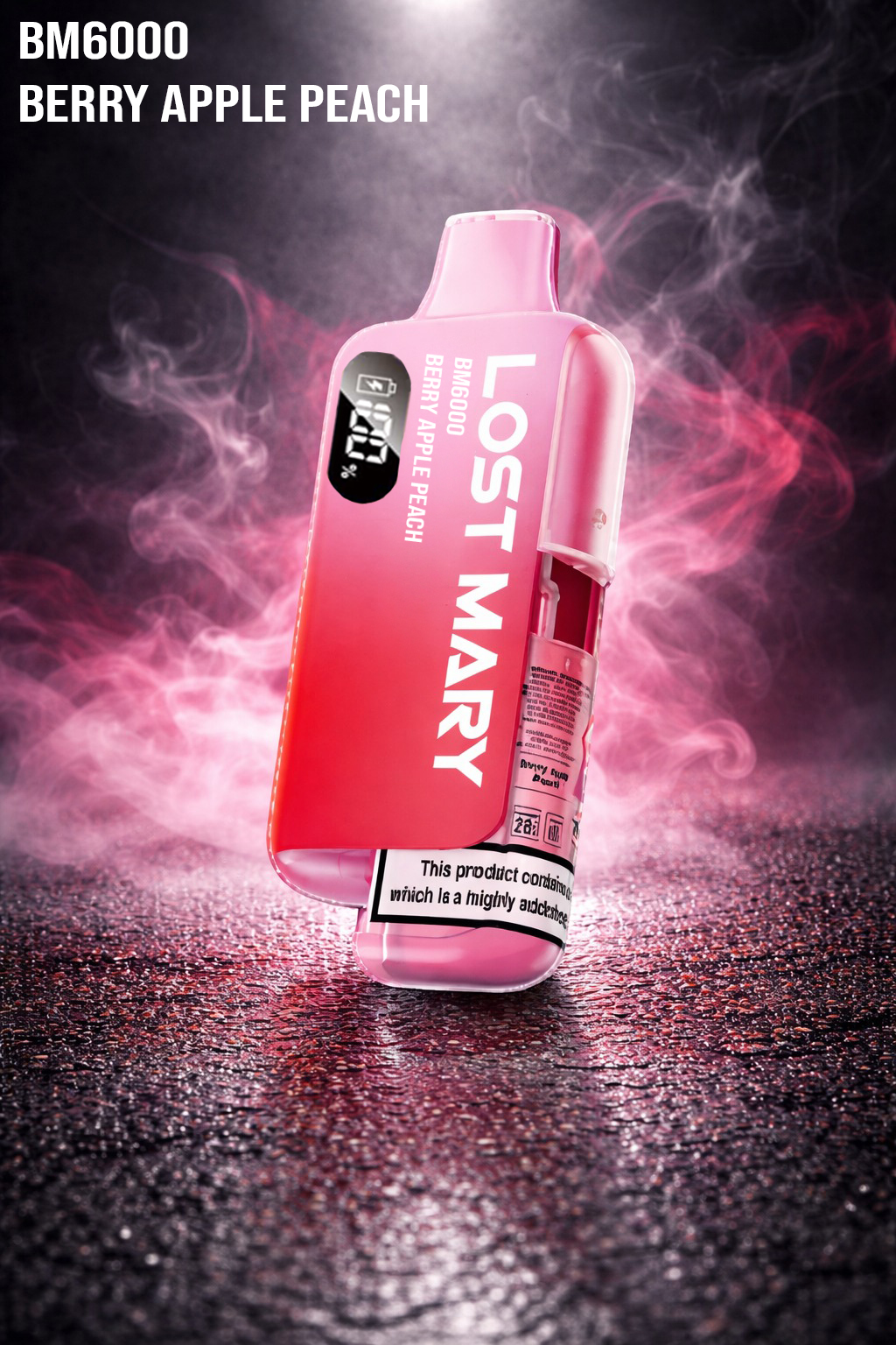 LOST MARY BM6000 BERRY APPLE PEACH LOST MARY - Berry Apple Peach - 6000 Puffs - (5 Stk.) - Image 1