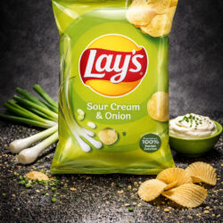 Lays Sour Cream and Onion - (9x150g)