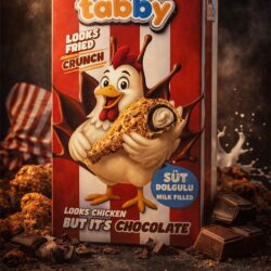 Tabby - Milk Cream Filled Chicken Chocolate - (24×50g)