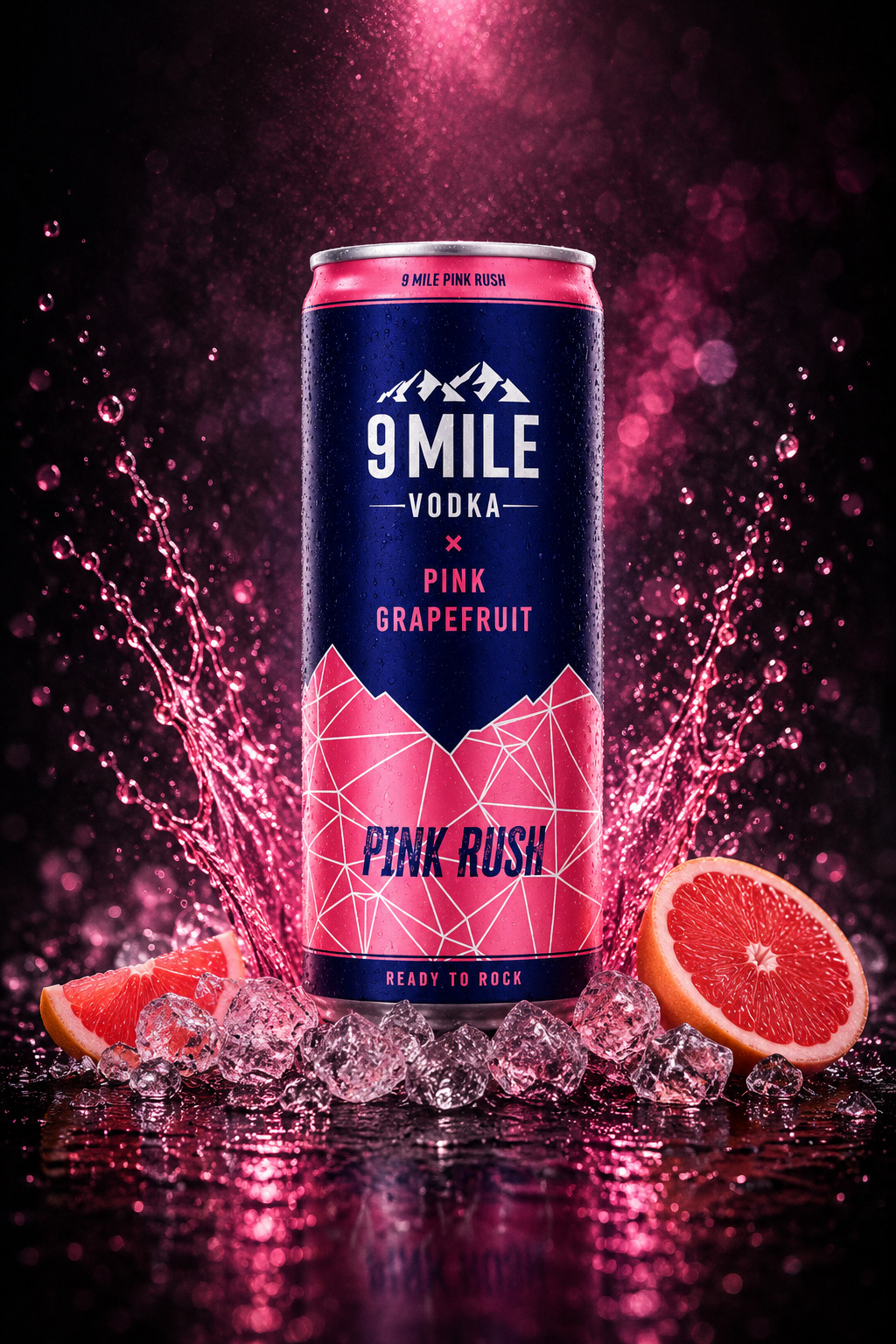 9 Mile Vodka Pink Grapefruit 10% - (12×330ml) 9 Mile Vodka Pink Grapefruit 10% - (12×330ml) – Bild 1