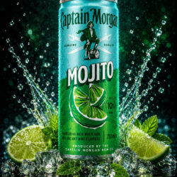 Captain Morgan Rum Mojito 10% - (12×250ml)