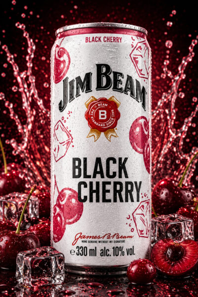 Jim Beam Black Cherry 10% - (12×330ml)