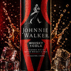 Johnnie Walker Whisky Cola 10% - (12×250ml)