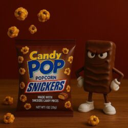 Candy Pop Popcorn Snickers - (12x28g)