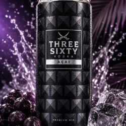 Three Sixty Vodka Acai 10% - (12×330ml)